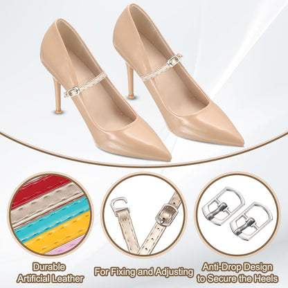 High Heel Shoe Straps, Detachable Ankle Shoelace Straps V1258-DP02-B-4032