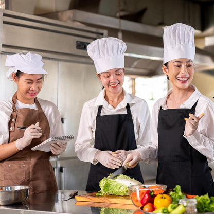 Chef Hat, Adjustable Elastic Band Cotton Baker Hat for Women and Men, Full Cloth Baker Hat Food Service Hair V1258-DP02-B-4035