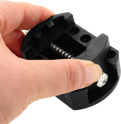 Watch Back Case Cover Remover Holder Tool Adjustable 36mm PE Black V1258-DP02-B-4045