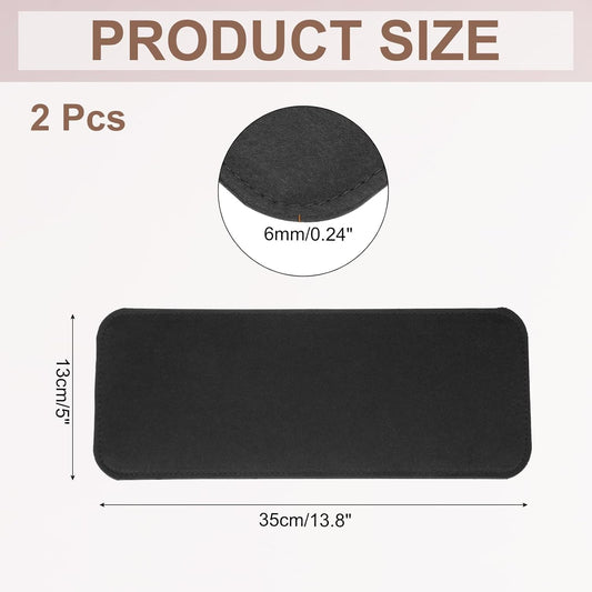 2Pcs Felt Base Shaper, 13.8x5 Inch Rectangle Bag Bottom Shaper Pad Bag Cushion Base Purse Liner Board Insert V1258-DP02-B-4046