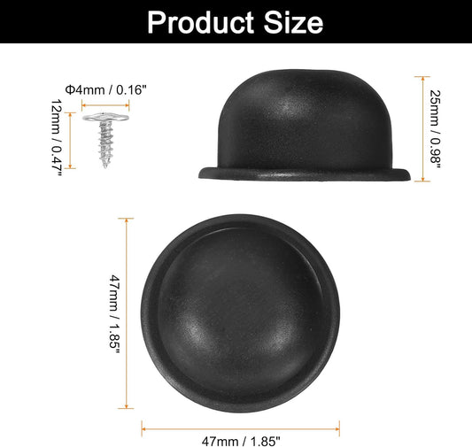4Pcs Luggage Replacement Pads, Plastic Luggage Stand Feet Stud, Suitcase and Travel Gear Bottom Side V1258-DP02-B-4047
