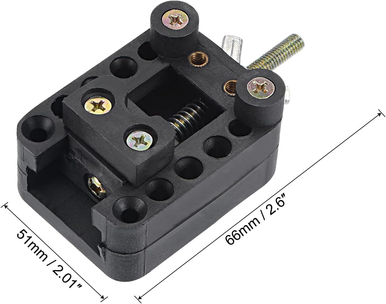 Watch Back Case Cover Remover Holder, Watch Repair Tool Adjustable 32mm PVC Black V1258-DP02-B-4063