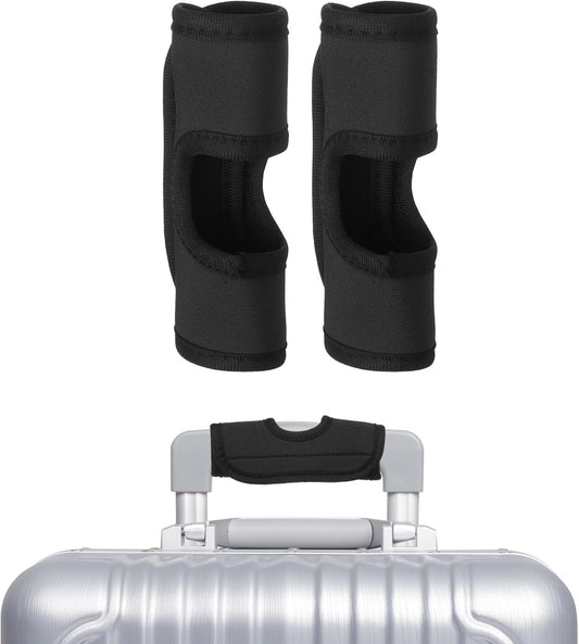Luggage Handle Wrap, 2 Pcs Hollow Neoprene Handbag Grip Cover Protector Luggage Identifiers Suitcase Handle V1258-DP02-B-4065