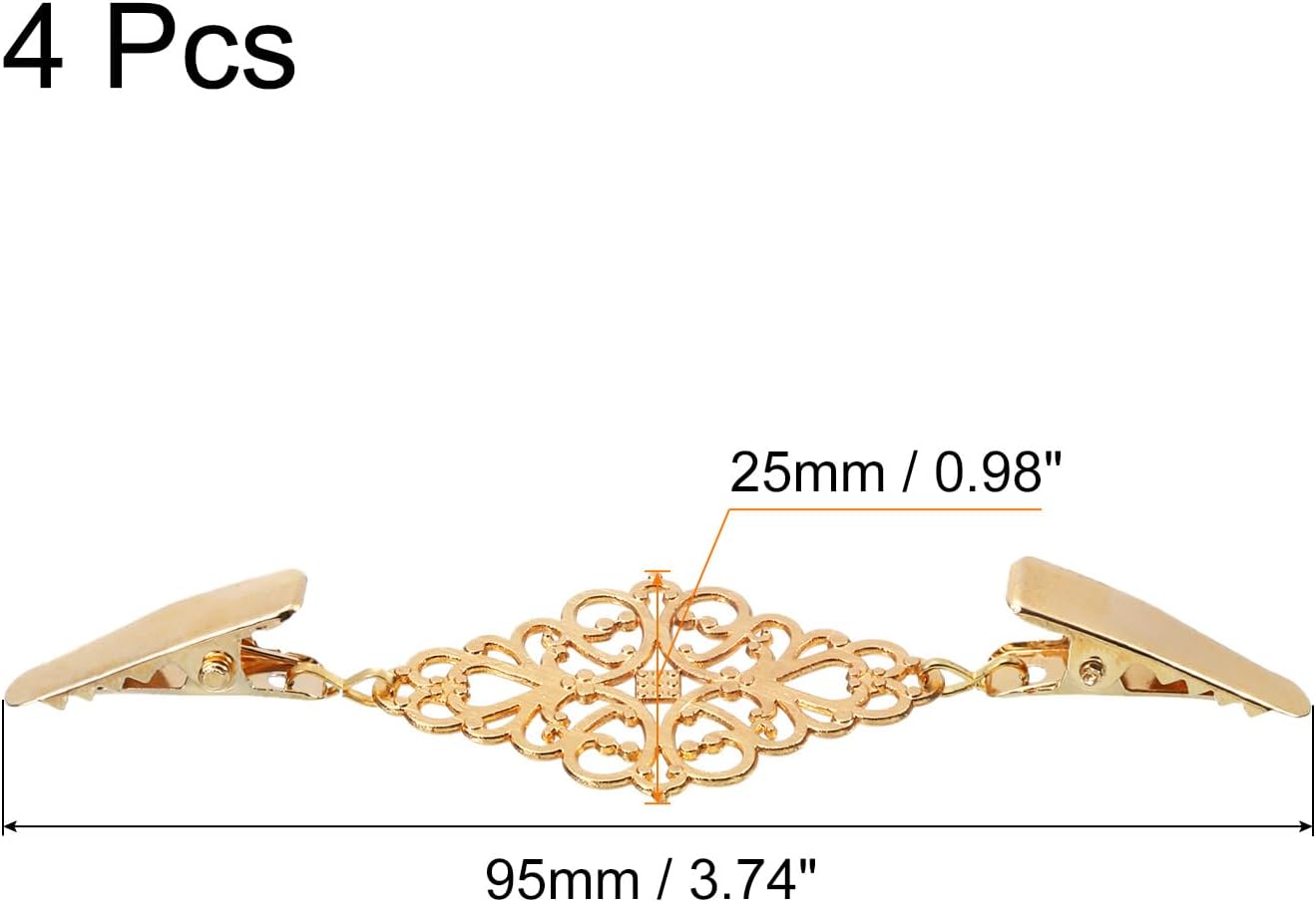 Retro Cardigan Collar Clips & Shirt Clips for Women V1258-DP02-B-4071