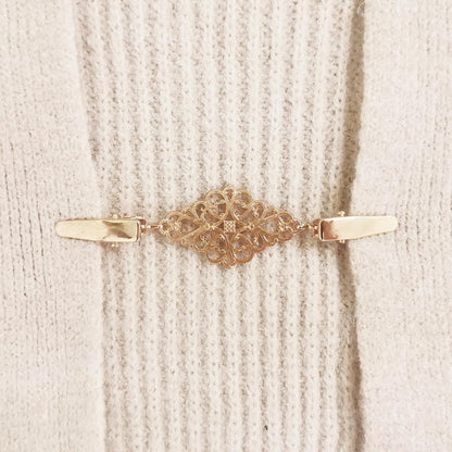 Retro Cardigan Collar Clips & Shirt Clips for Women V1258-DP02-B-4071