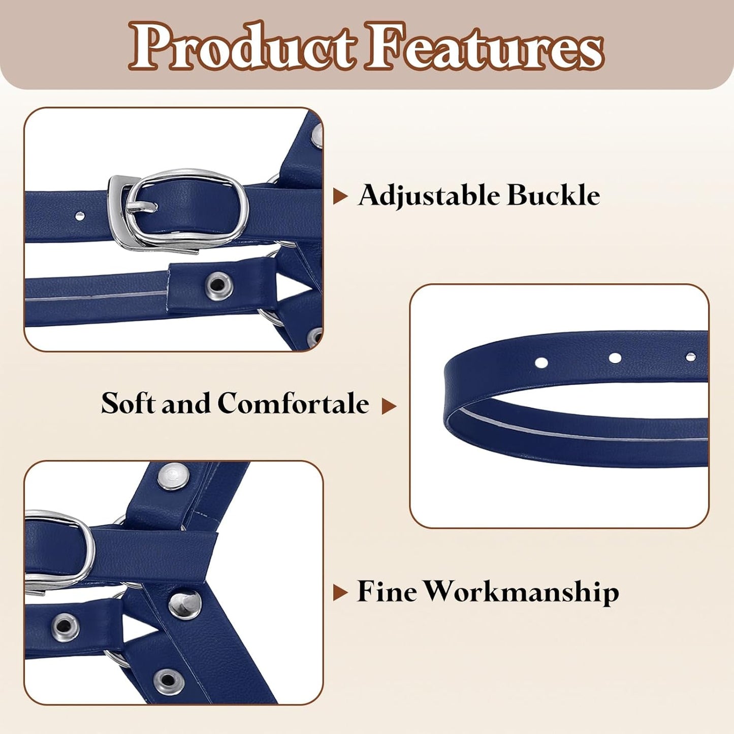 Detachable Shoe Straps for Heels, Adjustable Ankle Strap Replacement Anti-Loose for Women High Heels Sandals V1258-DP02-B-4082