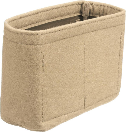 Purse Organizer Insert, Felt Portable Handbag Shaper Multiple Compartments Liner Pouch for Handbag Purse Tote V1258-DP02-B-4083