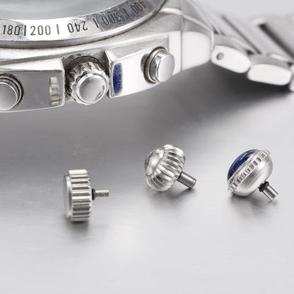 Watch Crown SUS304 w Head Long Stem V1258-DP02-B-4112