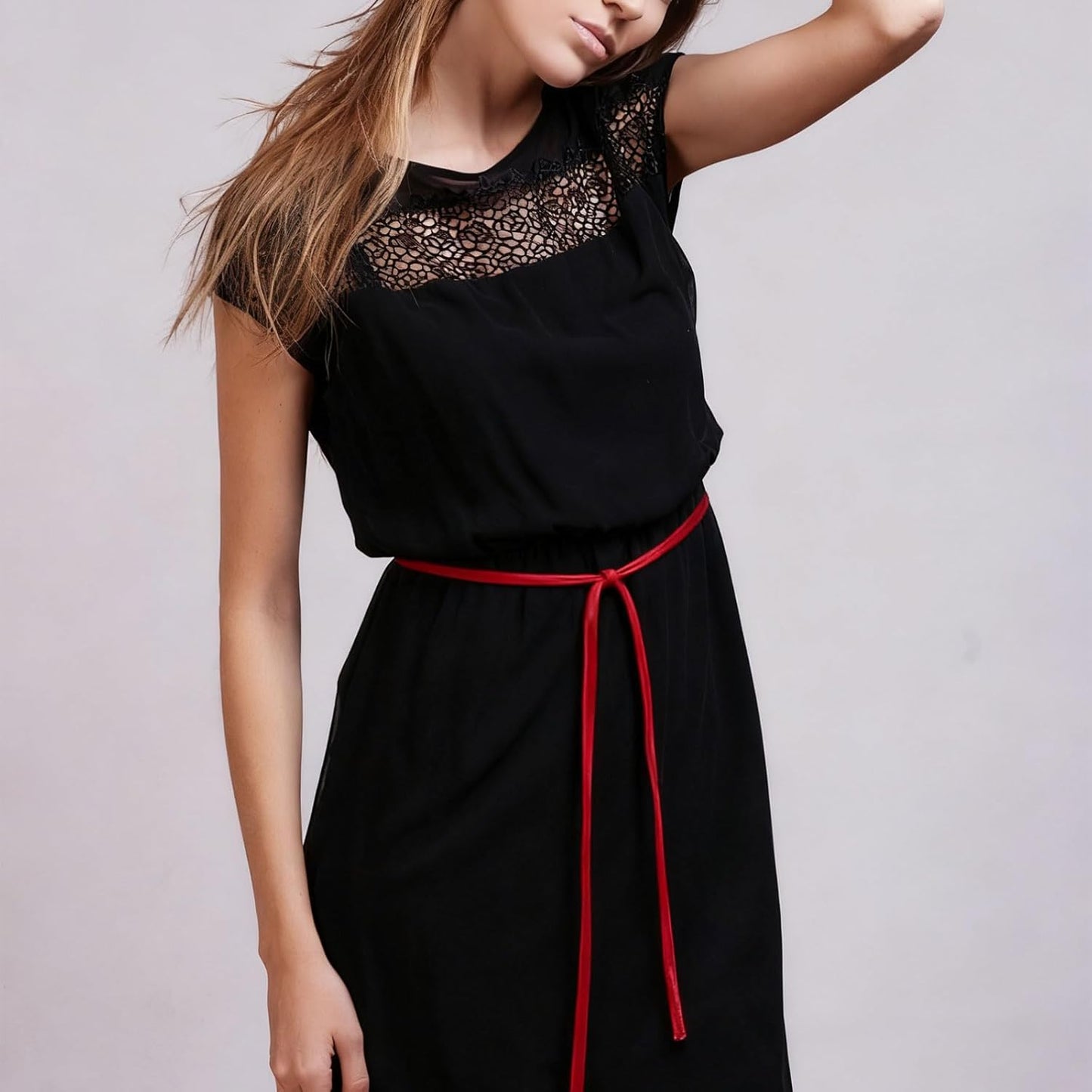 PU Leather Cord String Rope for DIY Women Tie Waist Strap Waist Belt Dress Bag Strap Replacement V1258-DP02-B-4118