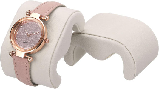 2pcs Watch Case Pillows, M Shaped Watch Display Pillow Velvet Watch Cushion Replacement for Watch Bracelet V1258-DP02-B-4124