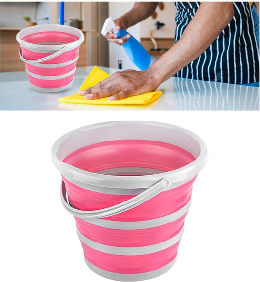 Car Collapsible Bucket, 10L 2.6 Gallon Folding Bucket Auto Cleaning Plastic Water Bucket, Foldable Portable V1258-DP02-B-4138