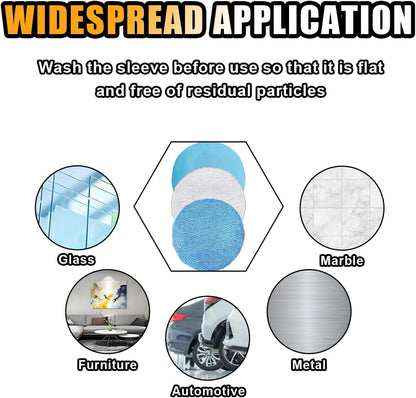 20PCS Car Polisher Pad Bonnets, 7 to 8 Inch Car Orbital Buffer Polisher Pad Bonnet, 12*Microfiber Bonnets, V1258-DP02-B-4140
