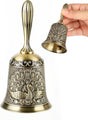 Hand Bell Ringing Bells Loud Service Call Bells Handbells for Seniors Bedside Wedding Dinner Meditation V1258-DP02-B-4151