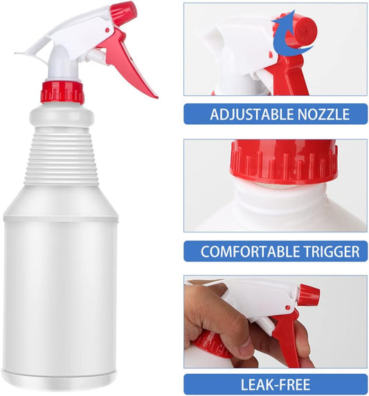 Spray Bottles Empty Spray Bottle 3 Pack Refillable Plastic Spray Bottles 750ML Leak Proof Water Spraying V1258-DP02-B-4158