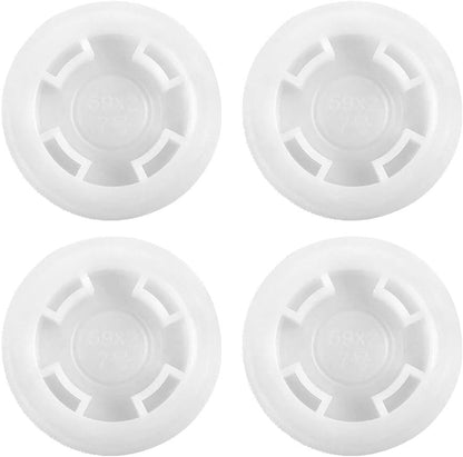 Bung Cap with 2" Thread Size for 55 Gallon Plastic Drums, 4 Pack Poly Buttress Drum Bung, Fine Thread V1258-DP02-B-4164