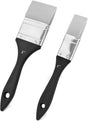 Paint Brush, Silicone Color Shaper Brush, 2 Pcs (1 inch,2 inch) Solid Flat Flexible Acrylic and Water Based V1258-DP02-B-4165