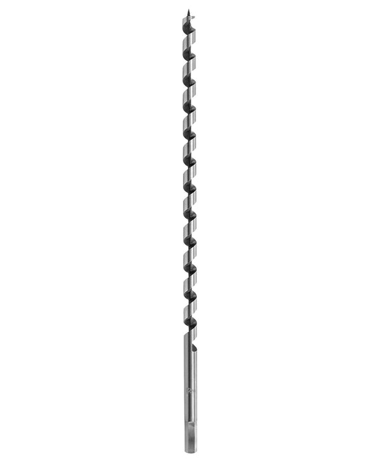 Auger Drill Bit for Wood, 1/2 Inch Diameter x 16 Inch Length, 3/8-Inch Hex Shank, Long Drill Bits V1258-DP02-B-4166