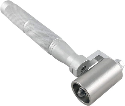 1.5" Stainless Steel Home Wallpaper Seam Roller Wall Paper Construction Tool Seam Flat Roller Paint Tool V1258-DP02-B-4167