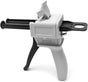 50ml Dual Cartridge Dispensing Gun - Adjustable 1:1 & 1:2 Ratio Manual Applicator for Epoxy, Resin, Sealant V1258-DP02-B-4169