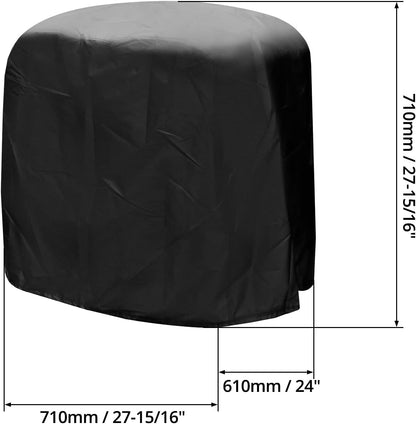Dustproof Miter Saw Cover, 210D Oxford Cloth with Bottom Drawcord Fits Most Miter Saws, Planers, Machine V1258-DP02-B-4178