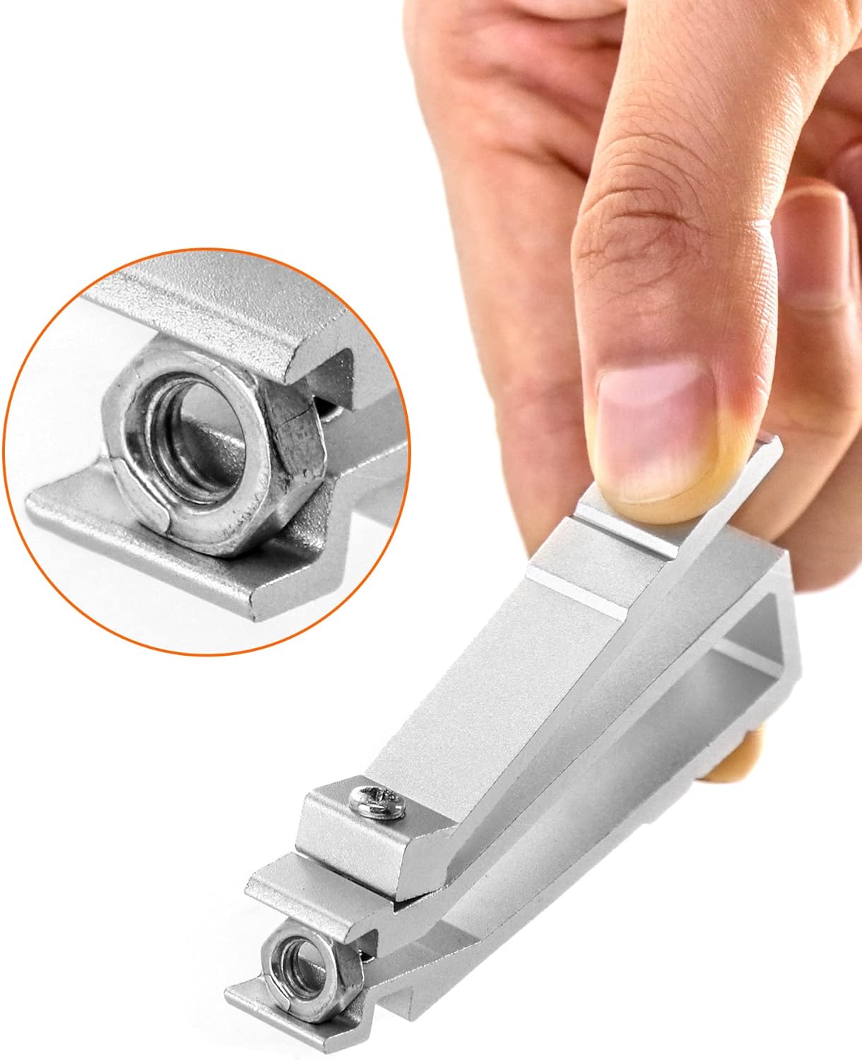 Cage Nut Insertion/Removal Tool for Installing or Removing Cage Nuts in 19 Inch / 10 Inch Server Room Rack V1258-DP02-B-4179