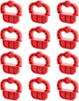 Deck Board Jig, 12 Pcs 1/4" Gap Deck Board Spacer Rings for Pressure Treated, Composite, PVC, Plank V1258-DP02-B-4183