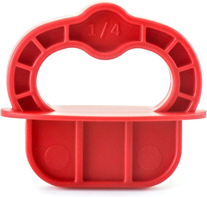 Deck Board Jig, 12 Pcs 1/4" Gap Deck Board Spacer Rings for Pressure Treated, Composite, PVC, Plank V1258-DP02-B-4183