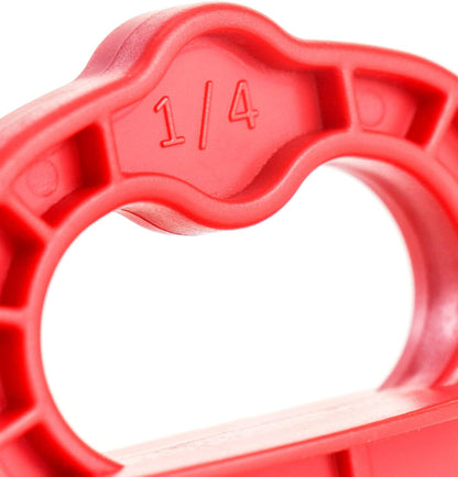 Deck Board Jig, 12 Pcs 1/4" Gap Deck Board Spacer Rings for Pressure Treated, Composite, PVC, Plank V1258-DP02-B-4183