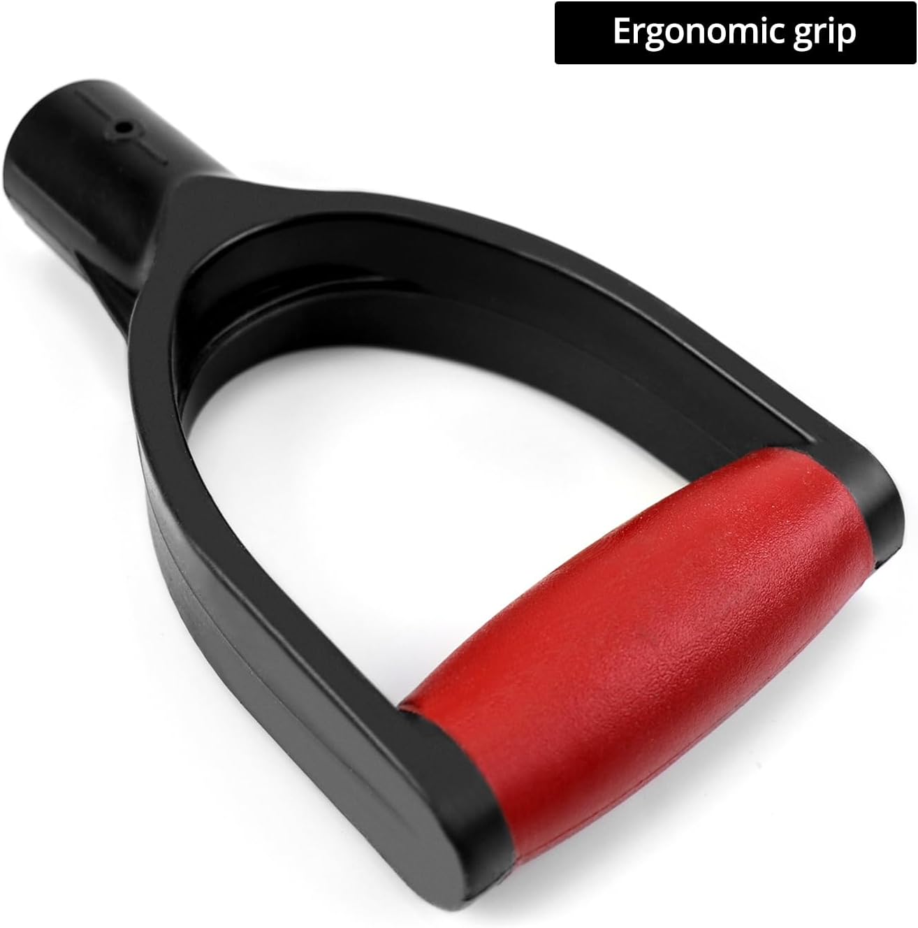2 Pack 1-1/4" Polypropylene Plastic Spade Handle Shovel D Grip Handle for Digging Raking Tools V1258-DP02-B-4185