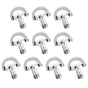 10 Pack Stainless Steel D Ring Screw Hinged Holder, 1/4"-20 Ring Camera Screws Tripod Camera Fixing Screwsfor V1258-DP02-B-4205
