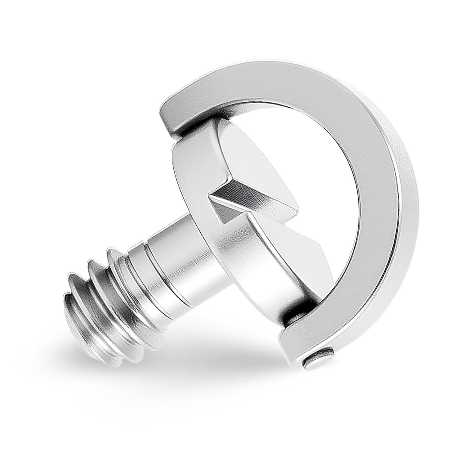10 Pack Stainless Steel D Ring Screw Hinged Holder, 1/4"-20 Ring Camera Screws Tripod Camera Fixing Screwsfor V1258-DP02-B-4205
