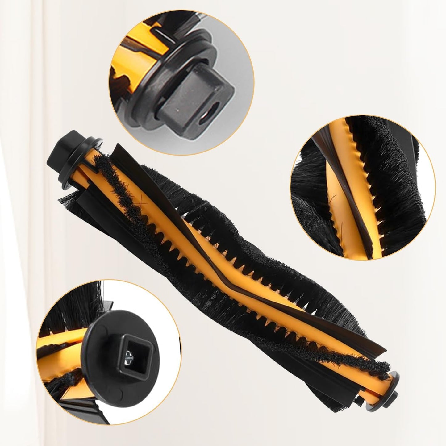 Main Brush Replacement for iHome Nova S2, iHRVS2-3BLK, iHRV4-GRY Robotic Vacuum Cleaner Accessories V1258-DP02-B-47
