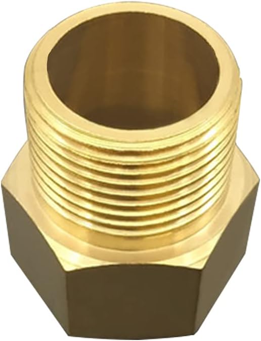 3/4" NPT Thread Female x 3/4" NPT Thread Male Brass Pipe Fitting Adapter (pack of 2) V1258-DP02-B-478