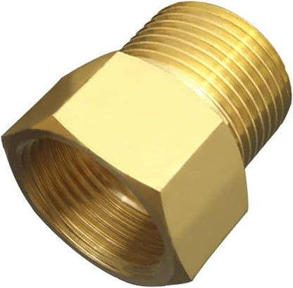 3/4" NPT Thread Female x 3/4" NPT Thread Male Brass Pipe Fitting Adapter (pack of 2) V1258-DP02-B-478