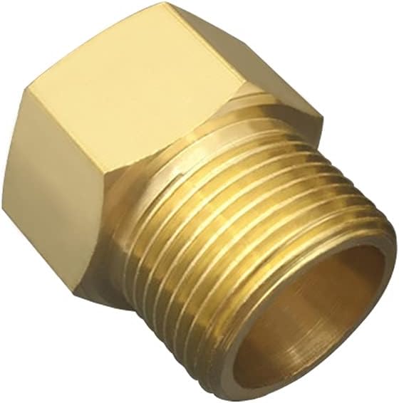 3/4" NPT Thread Female x 3/4" NPT Thread Male Brass Pipe Fitting Adapter (pack of 2) V1258-DP02-B-478