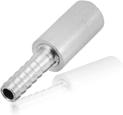 Aeration Stone 0.5 Micron 316 Stainless Steel Oxygenation Diffusion Stone 3/8" Barb for Home brewing Wine V1258-DP02-B-505