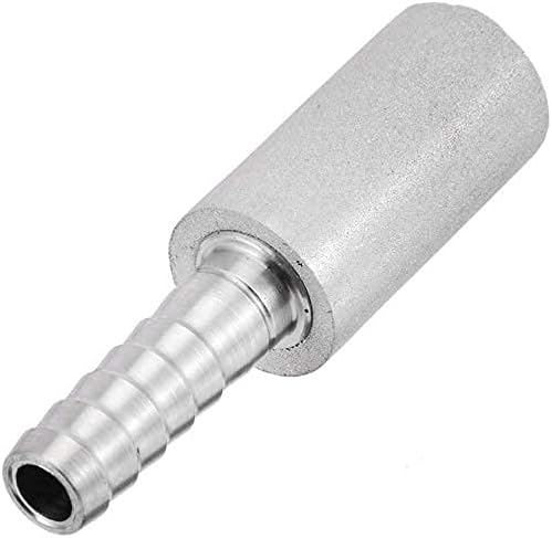 Aeration Stone 0.5 Micron 316 Stainless Steel Oxygenation Diffusion Stone 3/8" Barb for Home brewing Wine V1258-DP02-B-505