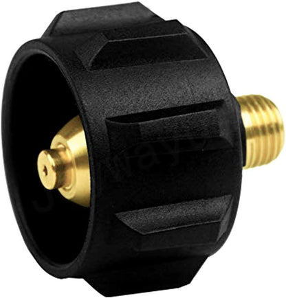 QCC1 Nut Propane Adapter Brass Gas Regulator Valve Fittings with 1/4 Inch NPT Male Pipe Thread for QCC1 V1258-DP02-B-520