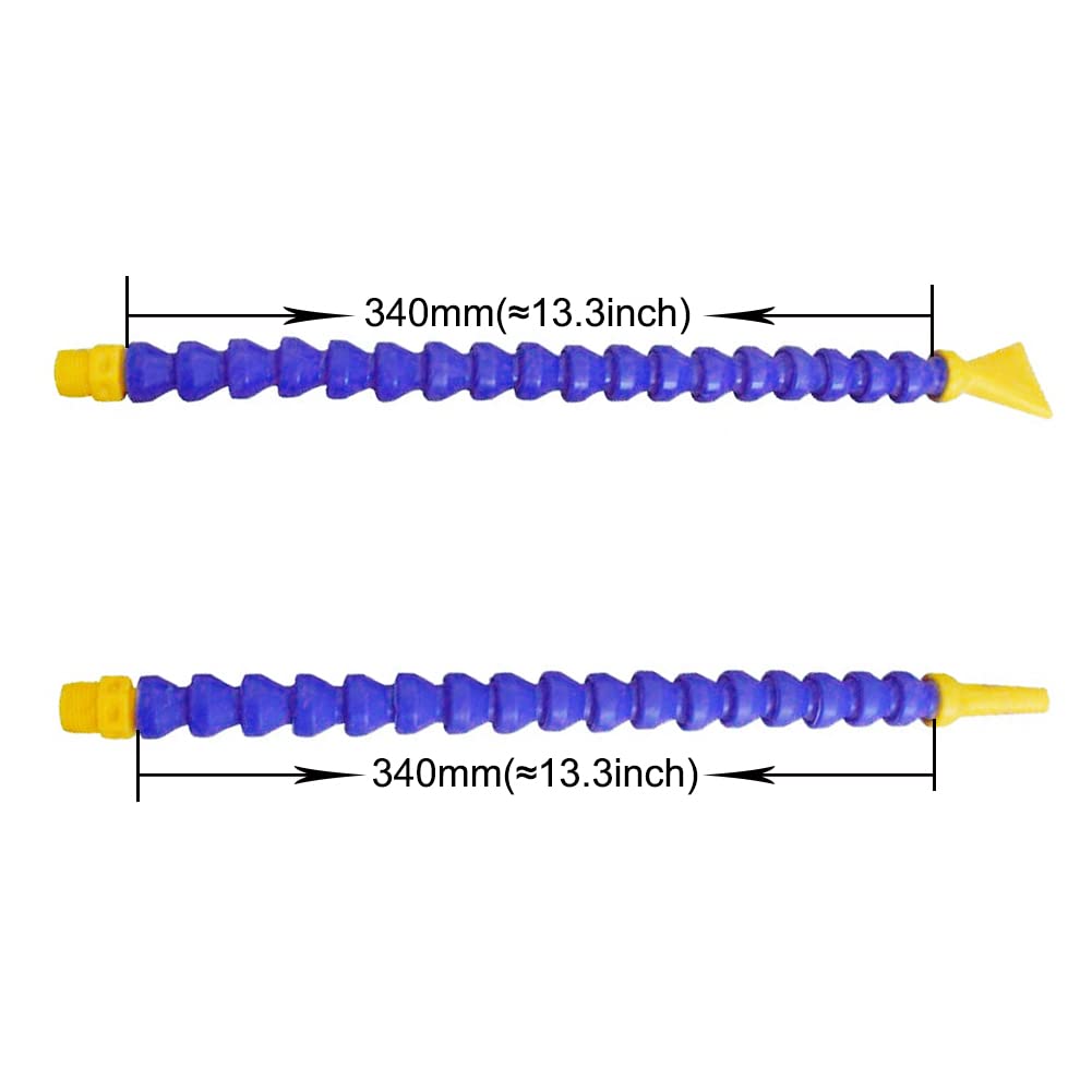 Coolant Hose Assembly Kit 1/4" Thread Acetal Copolymer (Pack of 2) V1258-DP02-B-525