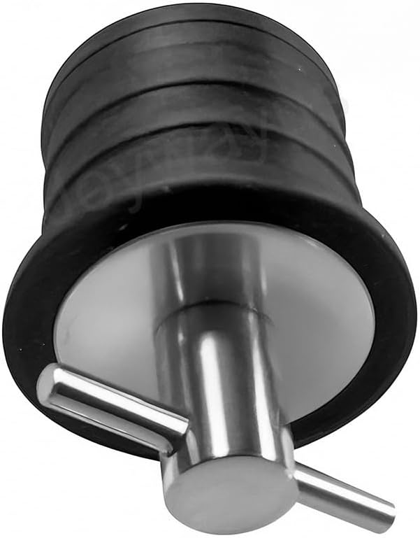 Rubber Drain Plug T Handle Twist Plugs for Boat Drains V1258-DP02-B-529