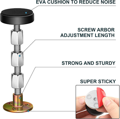 Adjustable Threaded Bed Frame Anti-Shake Tool, Headboard Stoppers, Bedside Headboards Prevent loosening V1258-DP02-B-53