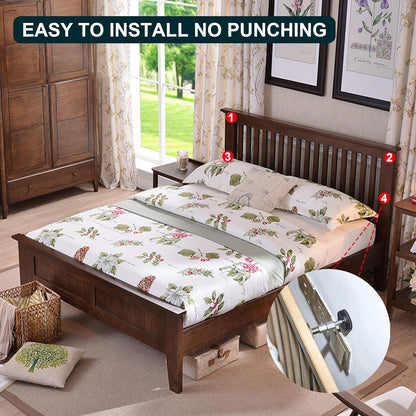 Adjustable Threaded Bed Frame Anti-Shake Tool, Headboard Stoppers, Bedside Anti Shake Tool for Beds Cabinets V1258-DP02-B-54