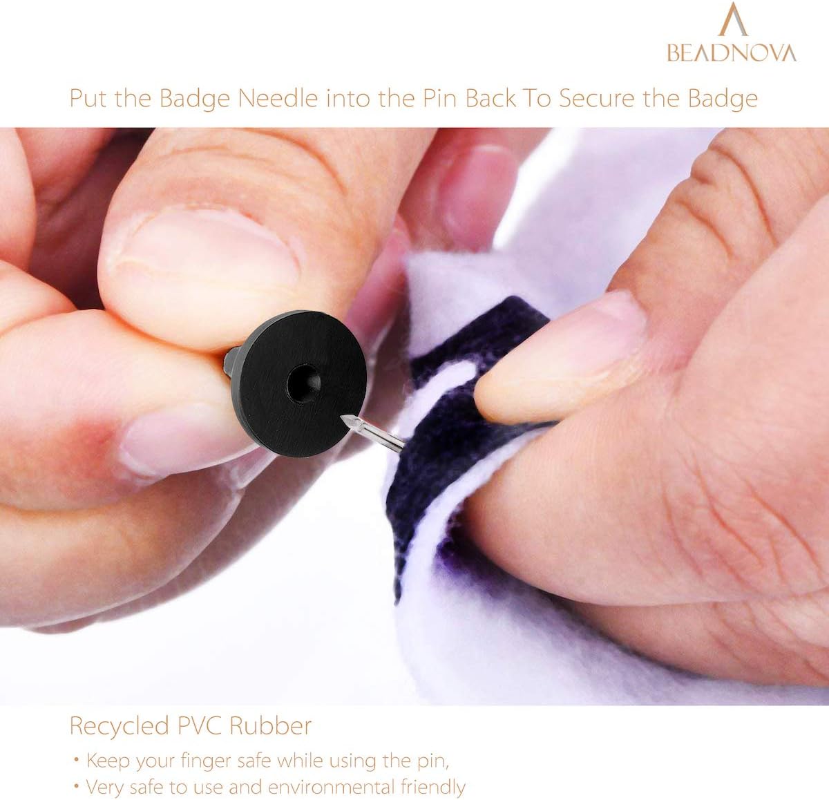 50 Pairs Pin Backings Tie Tacks Blank Pins with Rubber Backings Pinbacks for Crafts (Silver Black, 50 Sets) V1258-DP02-B-564