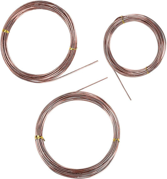 Plant Training Wire 98 Feet Copper Bonsai Tree Aluminium Plant Wire for Training Indoor and Outdoor (Copper, V1258-DP02-B-583