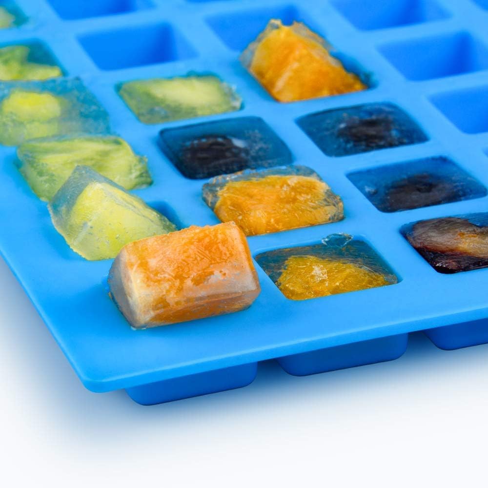 Square Silicone Candy Molds - Mini Silicone Molds for Hard Candy, Chocolate, Gummy, Caramel, Ganache, Ice V1258-DP02-B-6