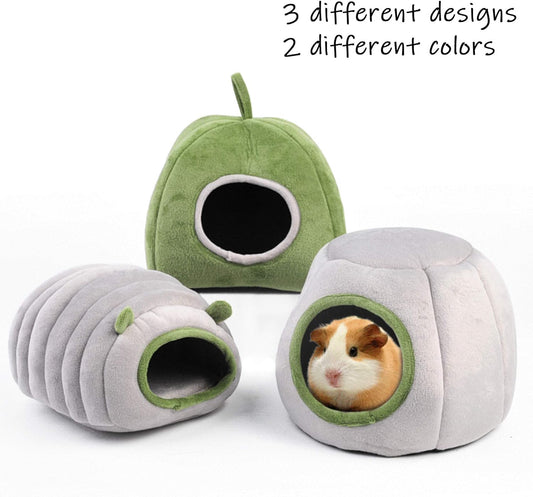 Guinea Pig Hideout Bed Rabbit House Cave Accessories Cozy Hide-Out for Bunny Hedgehog Ferret Chinchilla&Other V1258-DP02-B-60