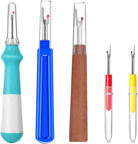 Seam Ripper 5pcs Plastic Thread Cutter Stitch Remover Large Thread Remover Stitch Eraser Tag Ripper for V1258-DP02-B-601
