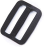 Triglide Slide Buckle 1 Inch Plastic Slide Buckle Webbing Slider for Belt Backpack Bag DIY (50 Piece, Black) V1258-DP02-B-604