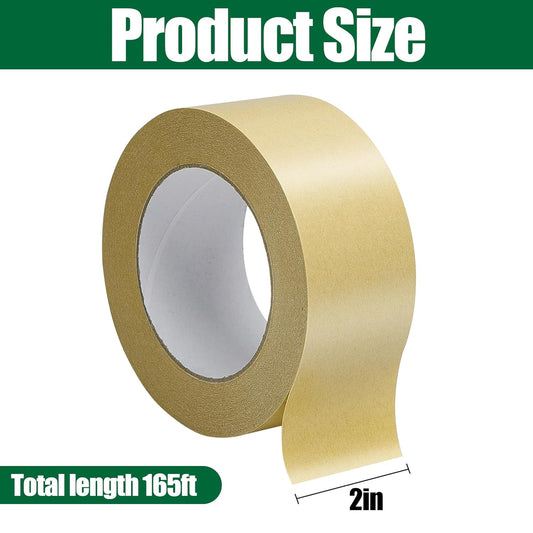 165 Ft x 2 Inch Tree Insect Barrier Tape, Cicada Tree Wrap Protection Tape, Adhesive Crawling Insect Tree V1258-DP02-B-611