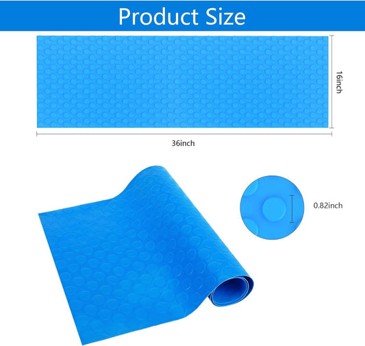 16" x 36" Pool Ladder Mat-Large Swimming Pool Step Mat with Non-Slip Texture-Protective Ladder Pad for Above V1258-DP02-B-615
